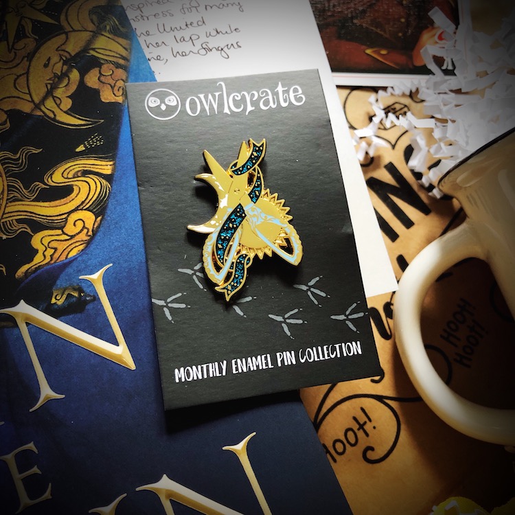 OwlCrate July 2019 enamel pin