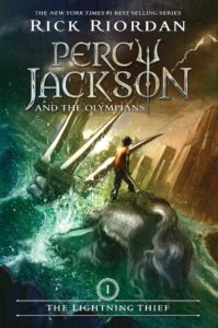 Percy Jackson and the Olympians: The Lightning Thief book cover