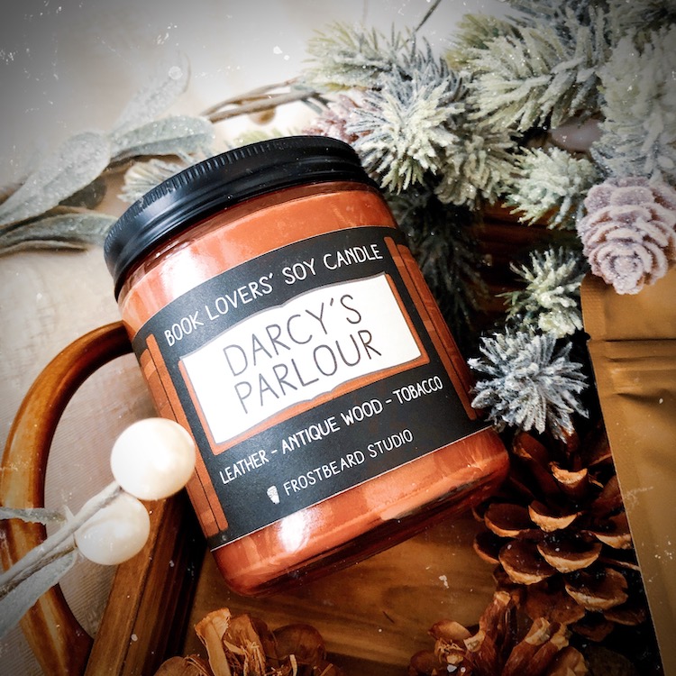 Frostbeard Lit Box November 2019 Darcy's Parlour candle