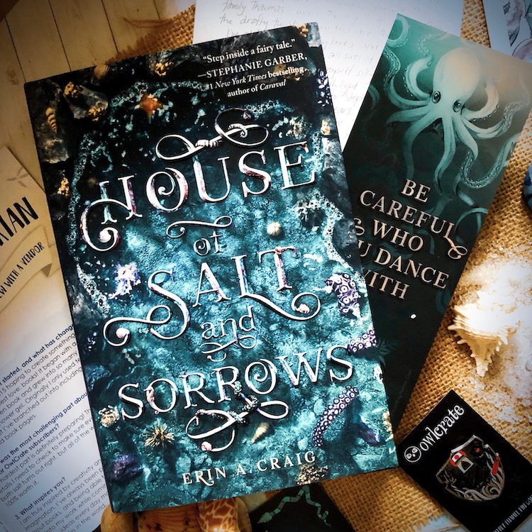 OwlCrate August 2019 House of Salt and Sorrows