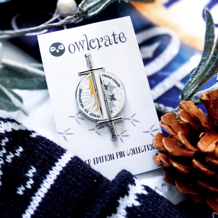 OwlCrate Call Down the Hawk Special Edition enamel pin
