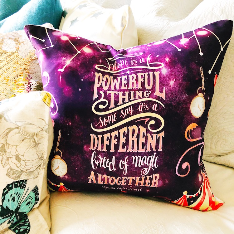 OwlCrate Finale Special Edition pillow
