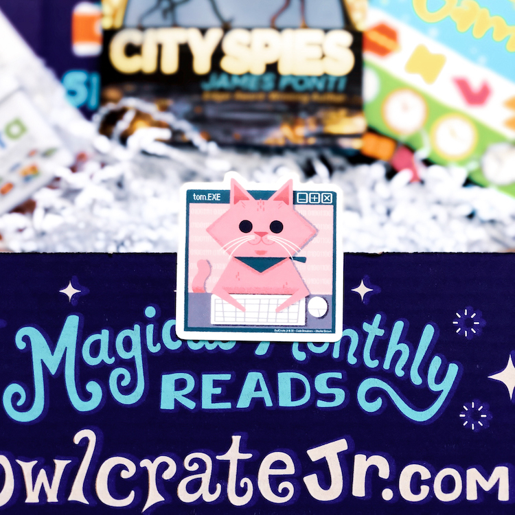OwlCrate Jr. March 2020 monthly sticker