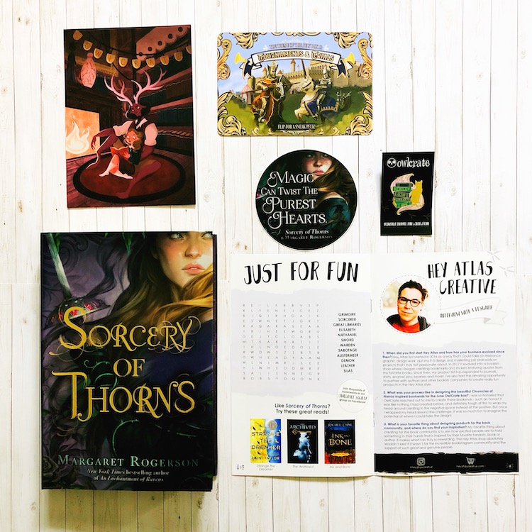 OwlCrate June 2019 papers