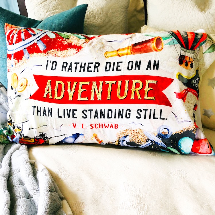 OwlCrate May 2019 pillow case