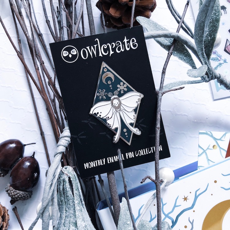 OwlCrate November 2019 enamel pin